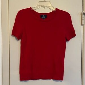 Lands’ End Red Women’s Cashmere Top